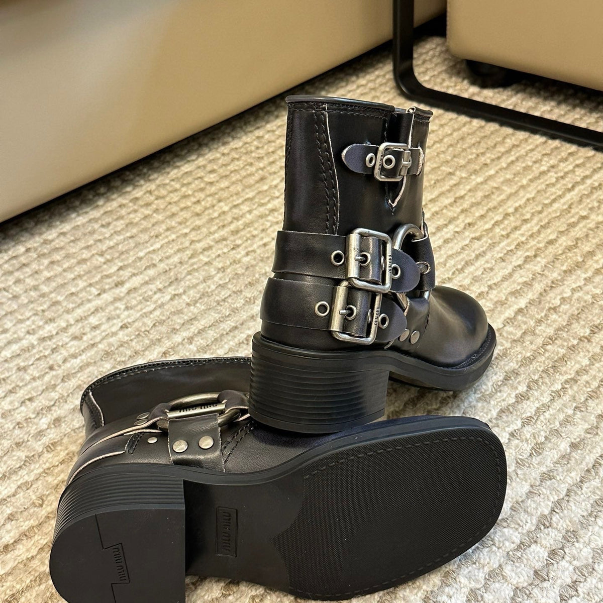MIU M BOOTS