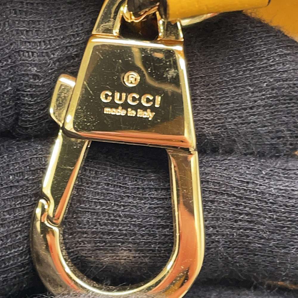 GUCCI 2WAYShoulder Bag Beige/Yellow 657422 Canvas Leather