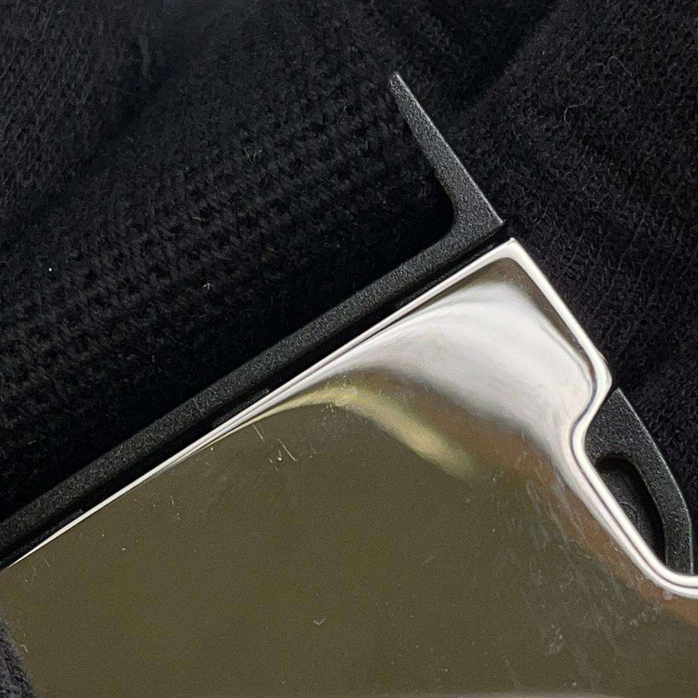 GUCCI GG embossed waist bag Black 631339 Leather