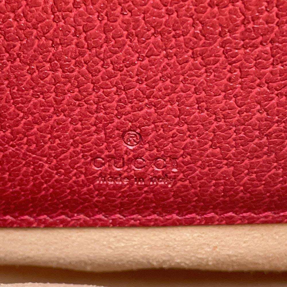 GUCCI GGFlora Offdia Backpack Red/Beige 598661 PVC Leather