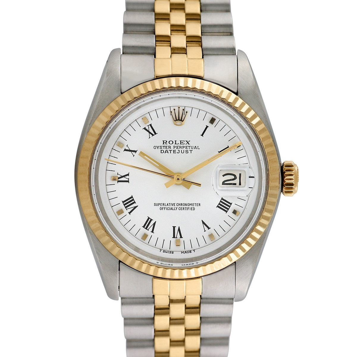 Rolex Men's Two-tone  Datejust, oyster perpetual, item #52