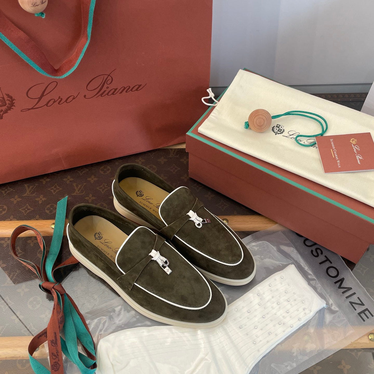 LORO P SUMMER CHARMS LOAFERS