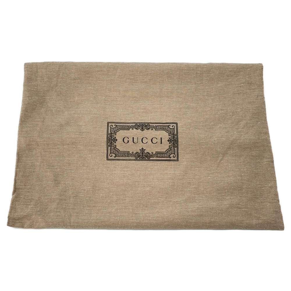 GUCCI Horsebit 1955 Shoulder Bag Black 700457 Leather