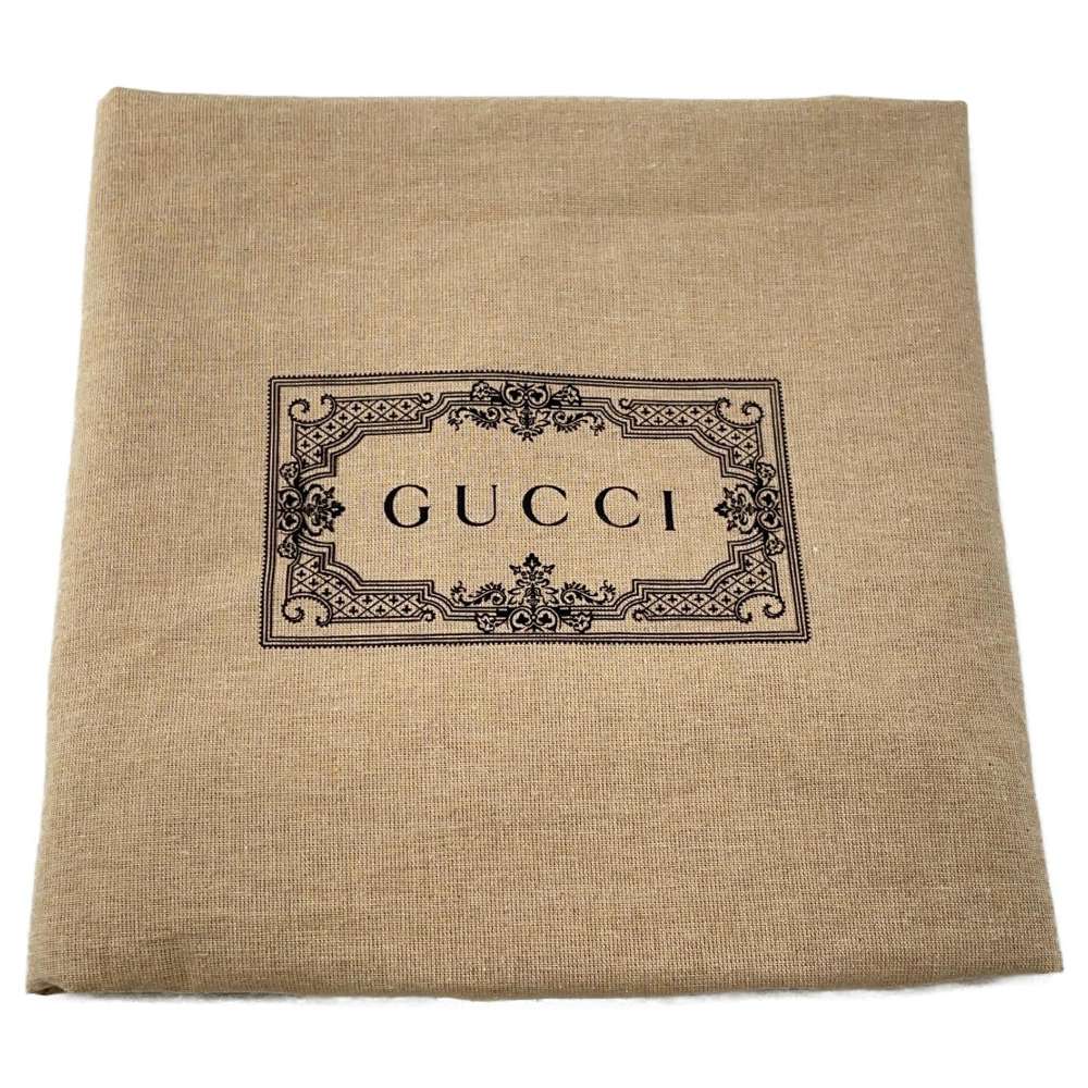GUCCI GG Marmont Ophidia Tote Bag Brown 631685 Raffia Leather Size Medium