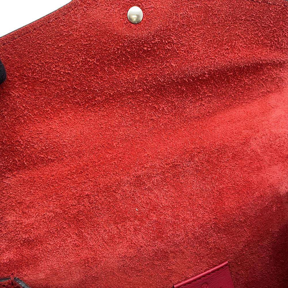 GUCCI Dionysus GG Supreme Shoulder Bag Brown/Red 421970 PVC Leather