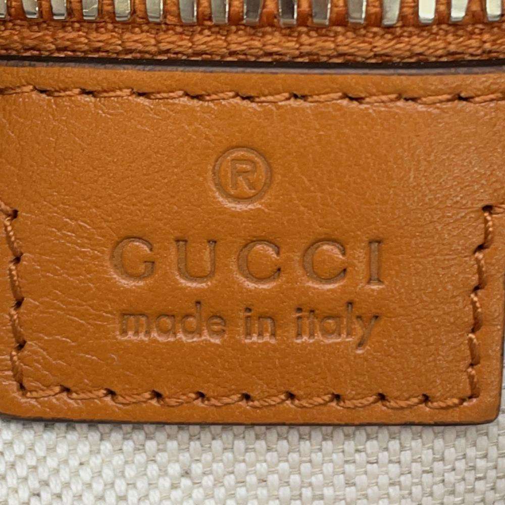 GUCCI GG Supreme Interlocking G Medium Backpack Blue/Brown/Beige 696013 Leather GG SupremeCanvas
