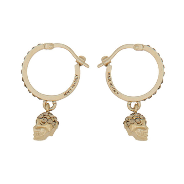 Alexander Mcqueen Women Orecchini A Cerchio Skull