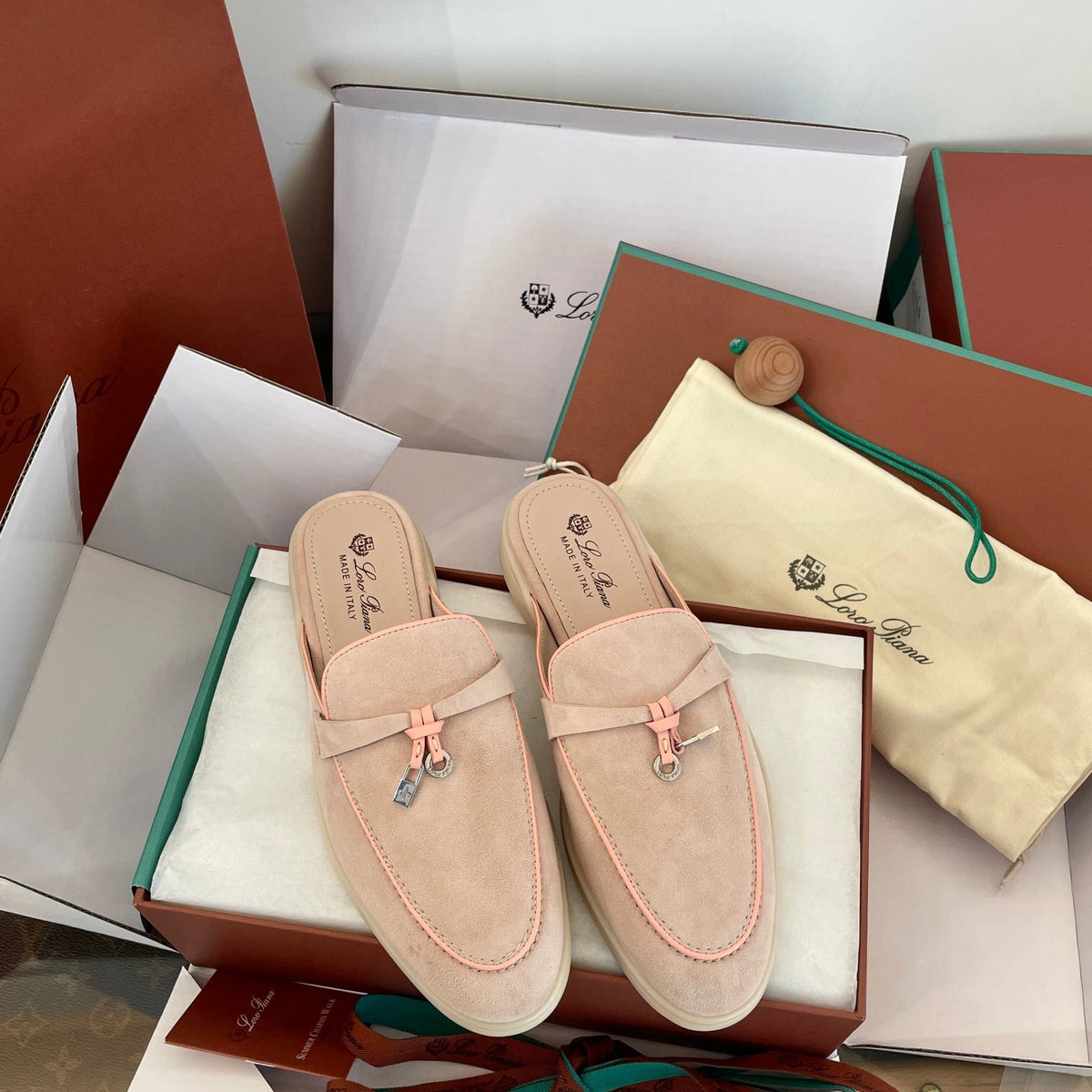 LORO P SUMMER CHARMS LOAFERS