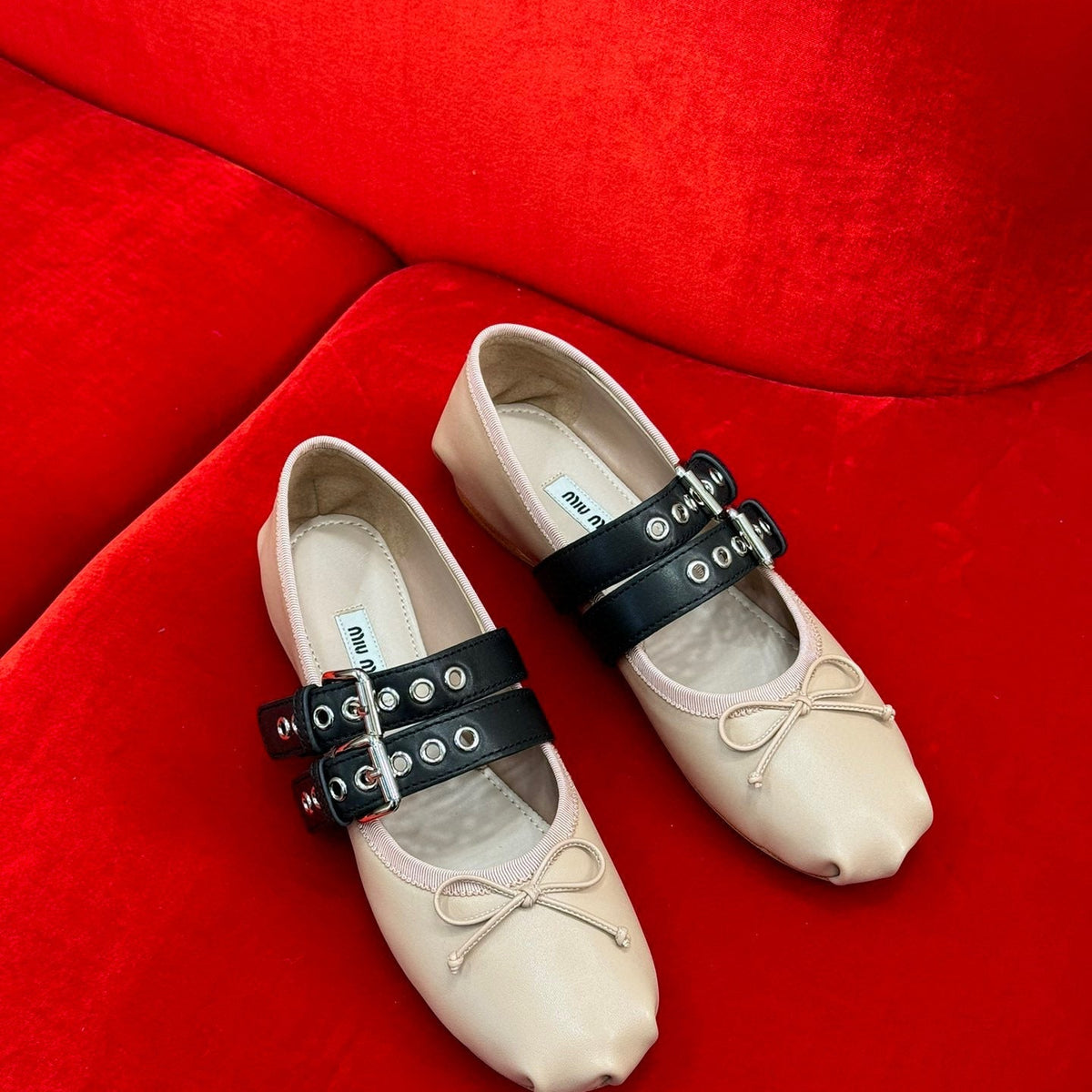 MIU M BALLERINA FLATS