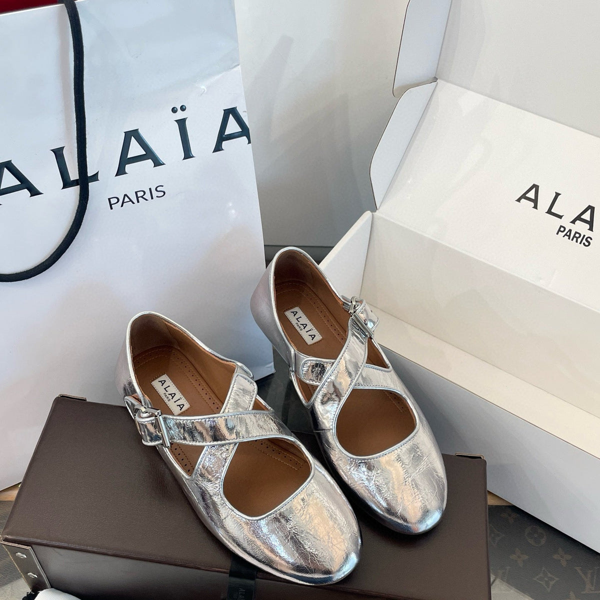 ALAIA BALLET FLATS
