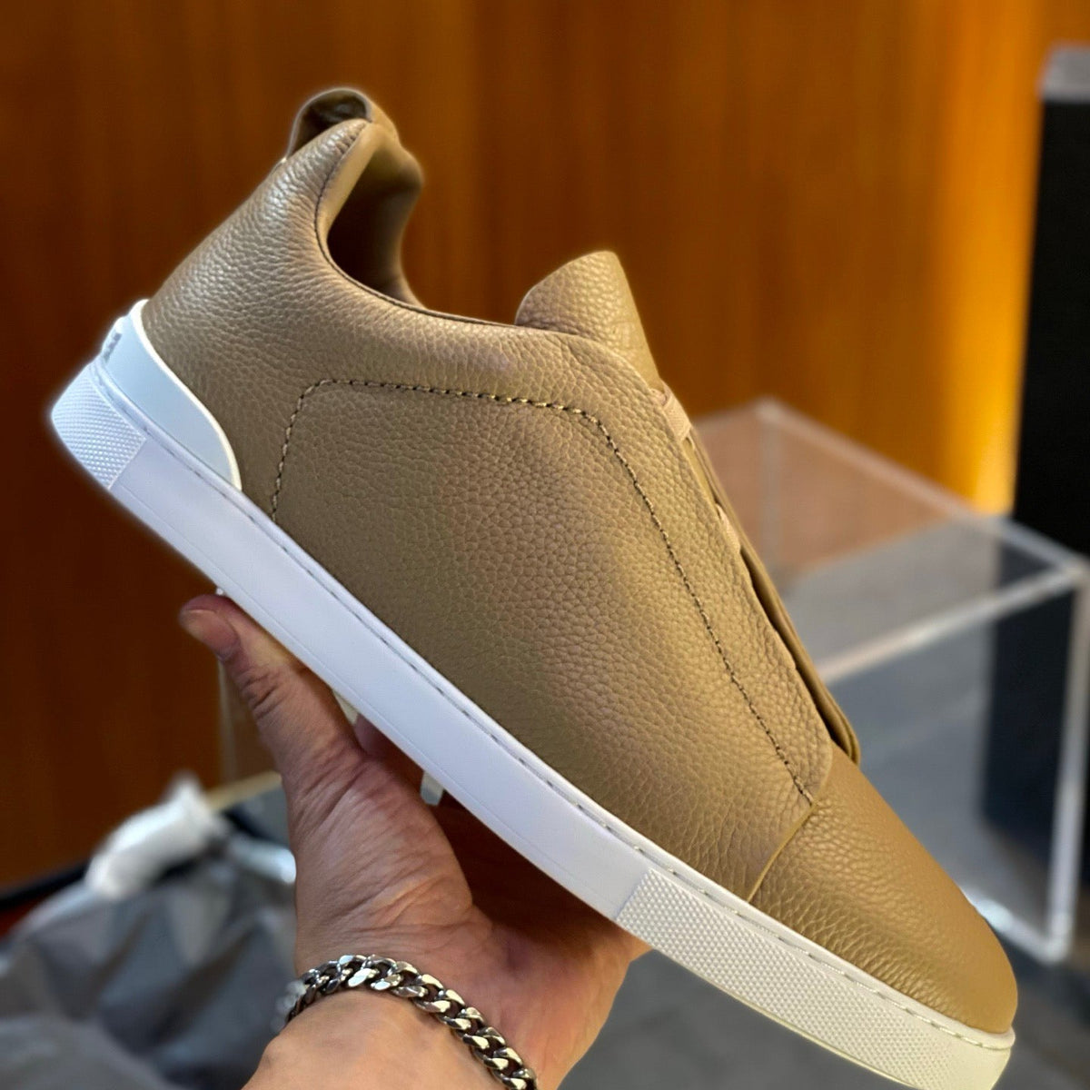 ZEGN TRIPLE STITCH SNEAKER