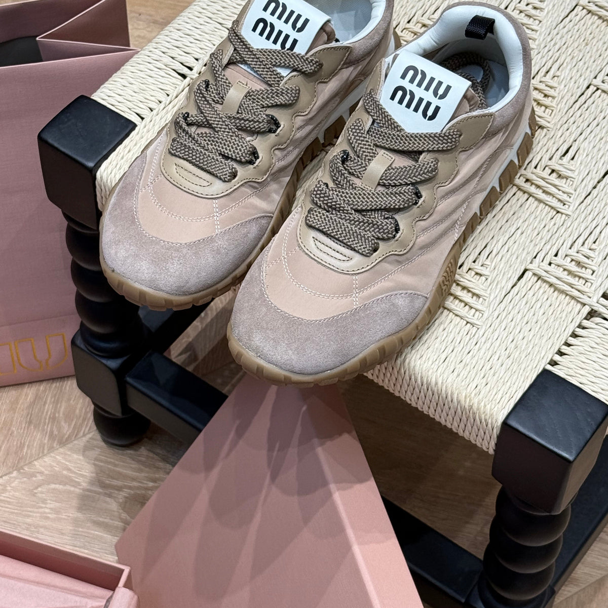 MIU M TYRE SNEAKERS