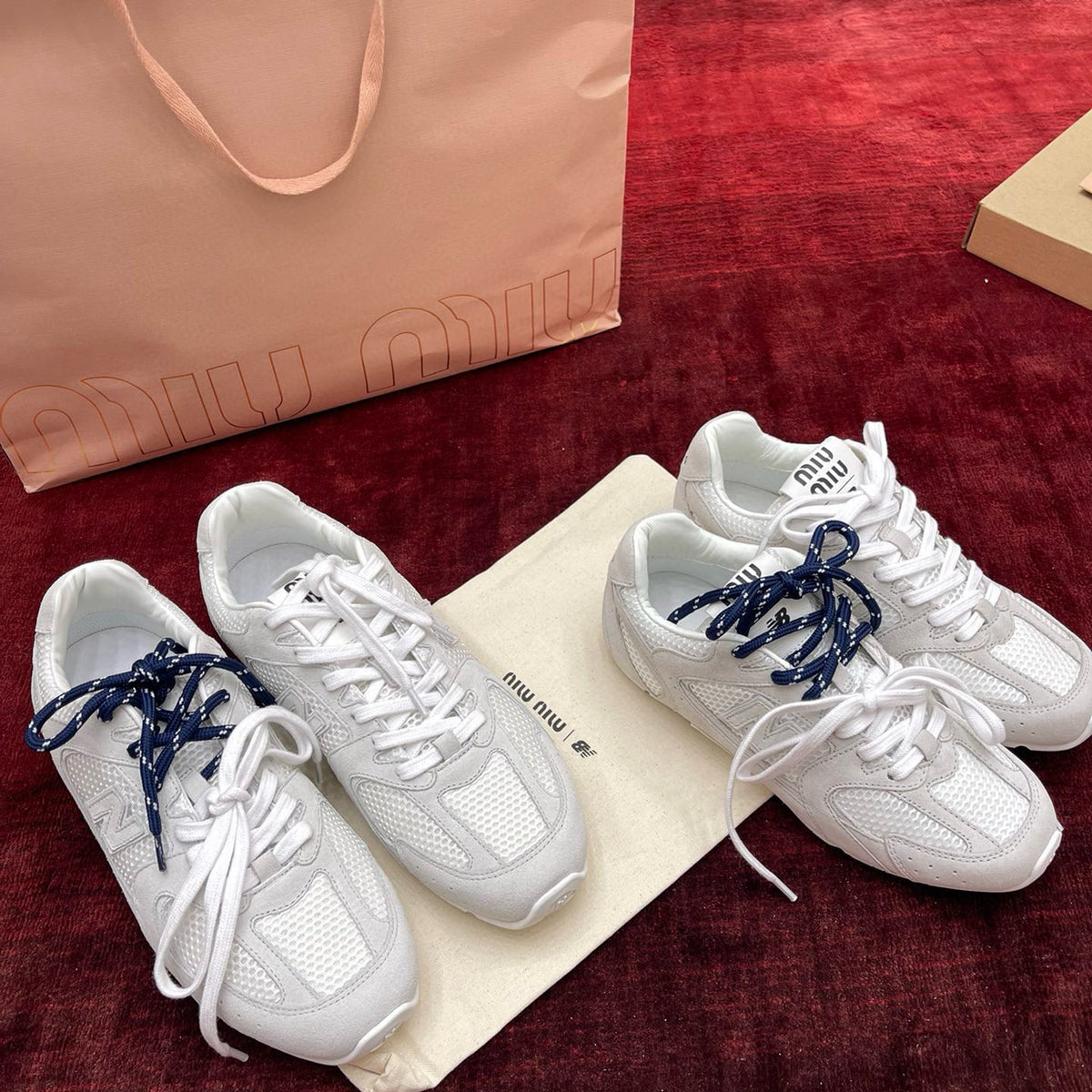 MIU M x NEW BALANCE TRAINERS
