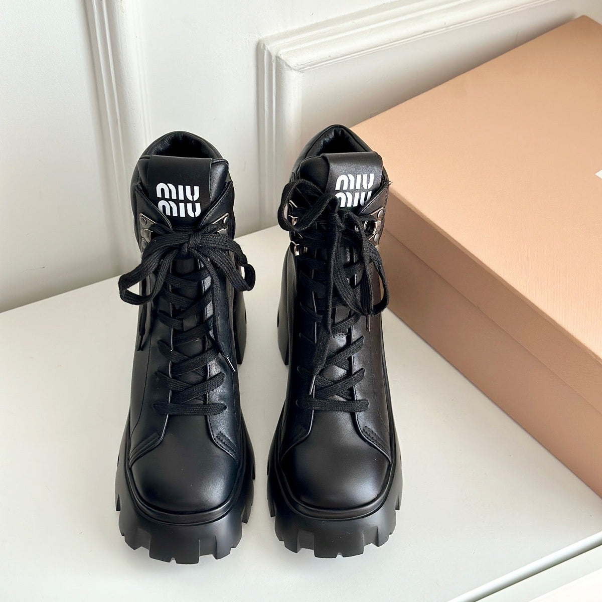 MIU M BOOTS