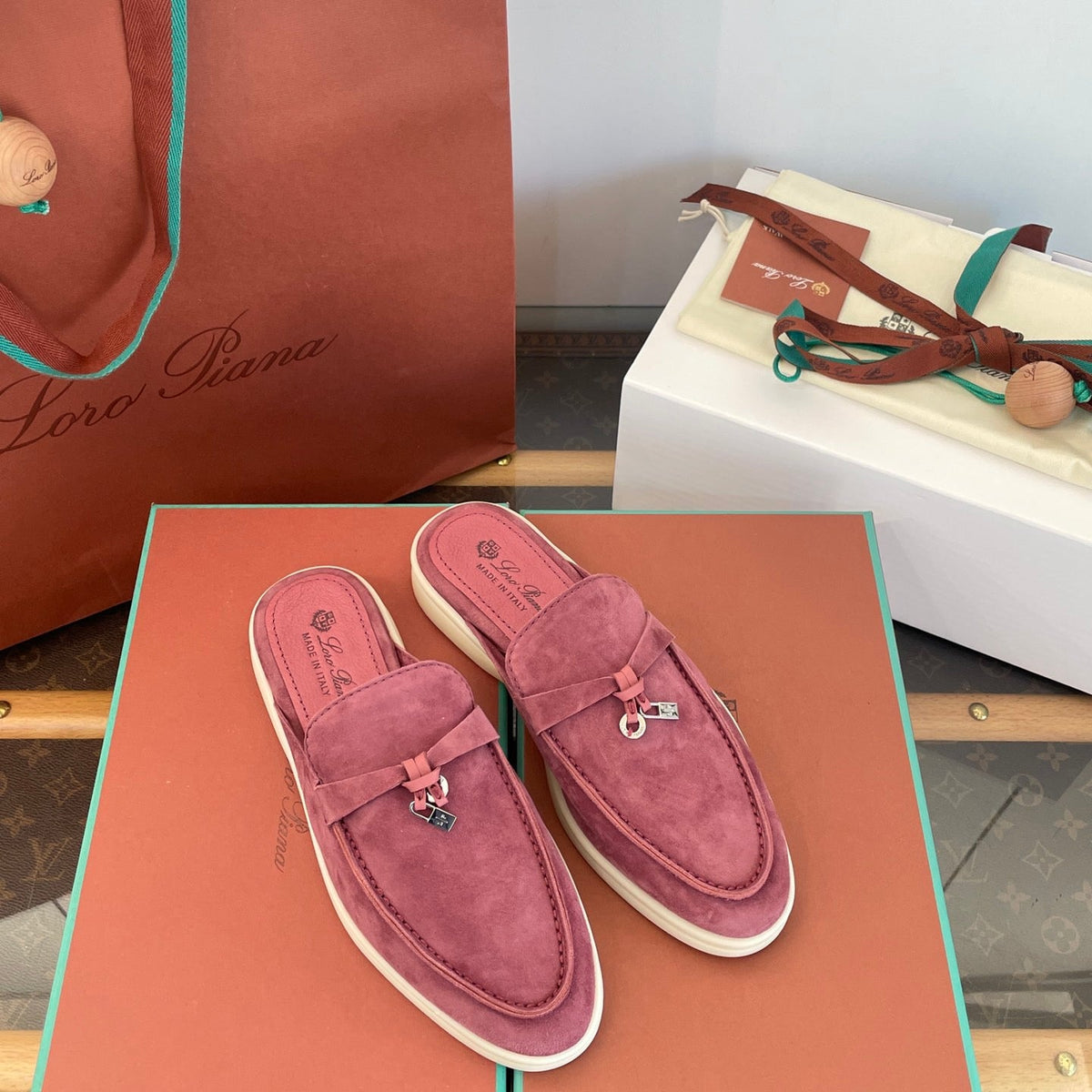 LORO P SUMMER CHARMS LOAFERS