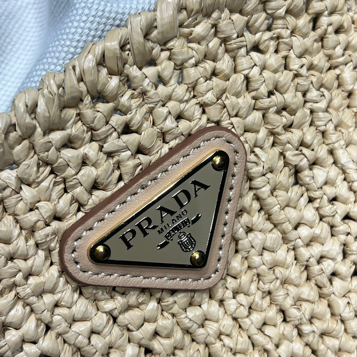 PD RAFFIA CROCHET BAG