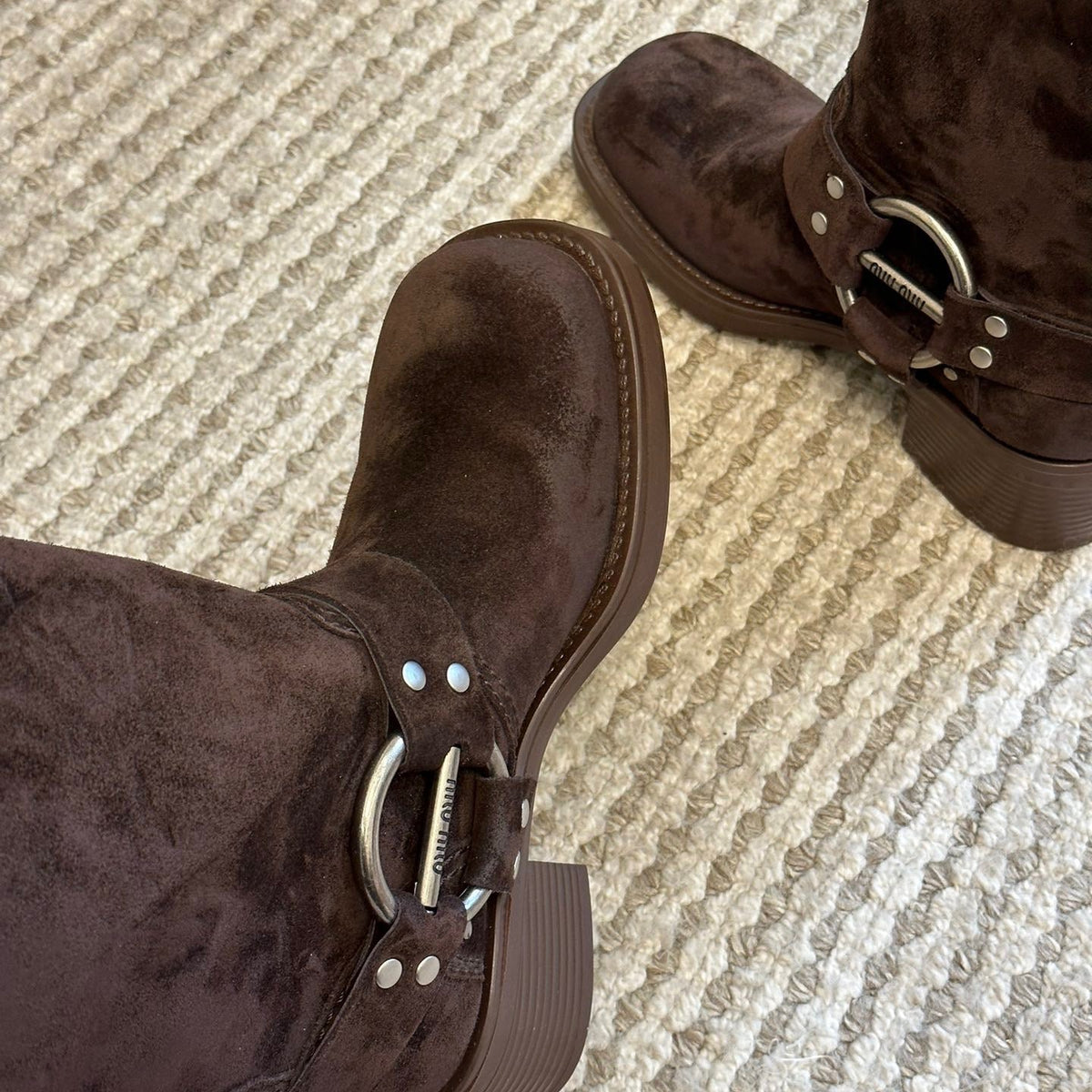 MIU M BOOTS