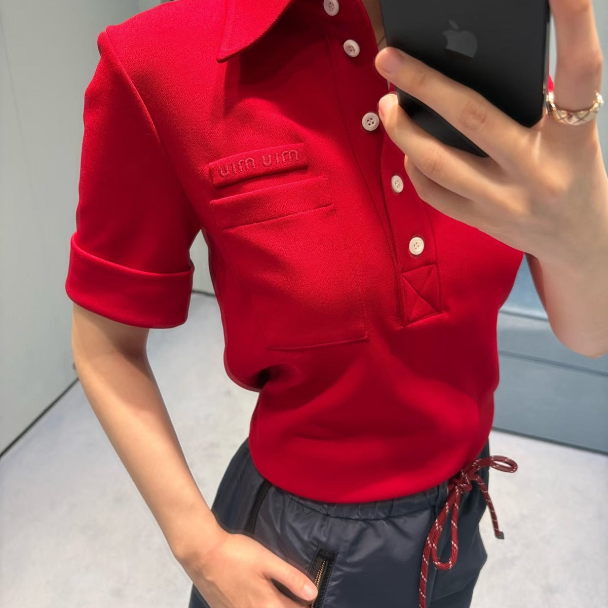 MIU M POLO SHIRT