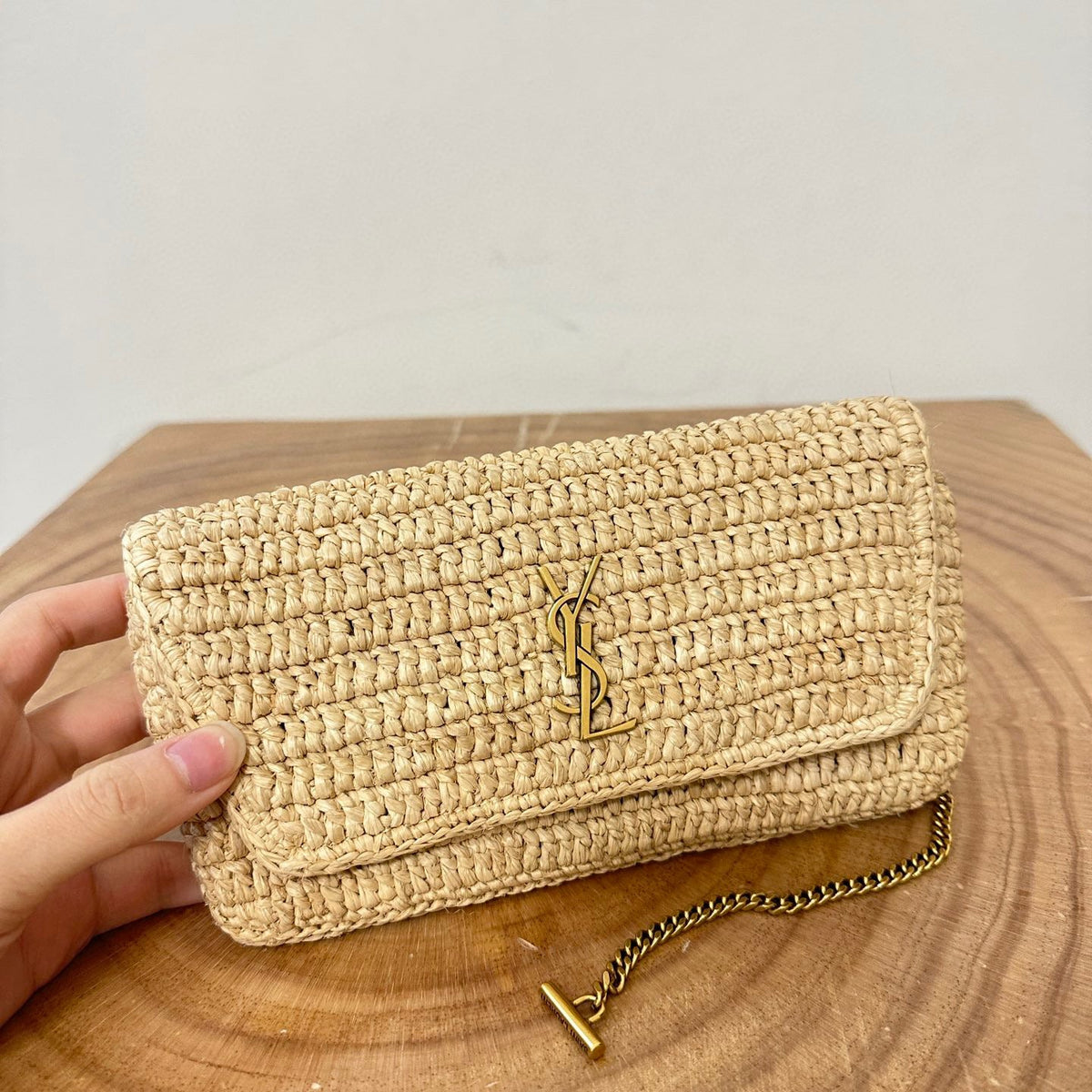 SL ICARE IN RAFFIA BAG