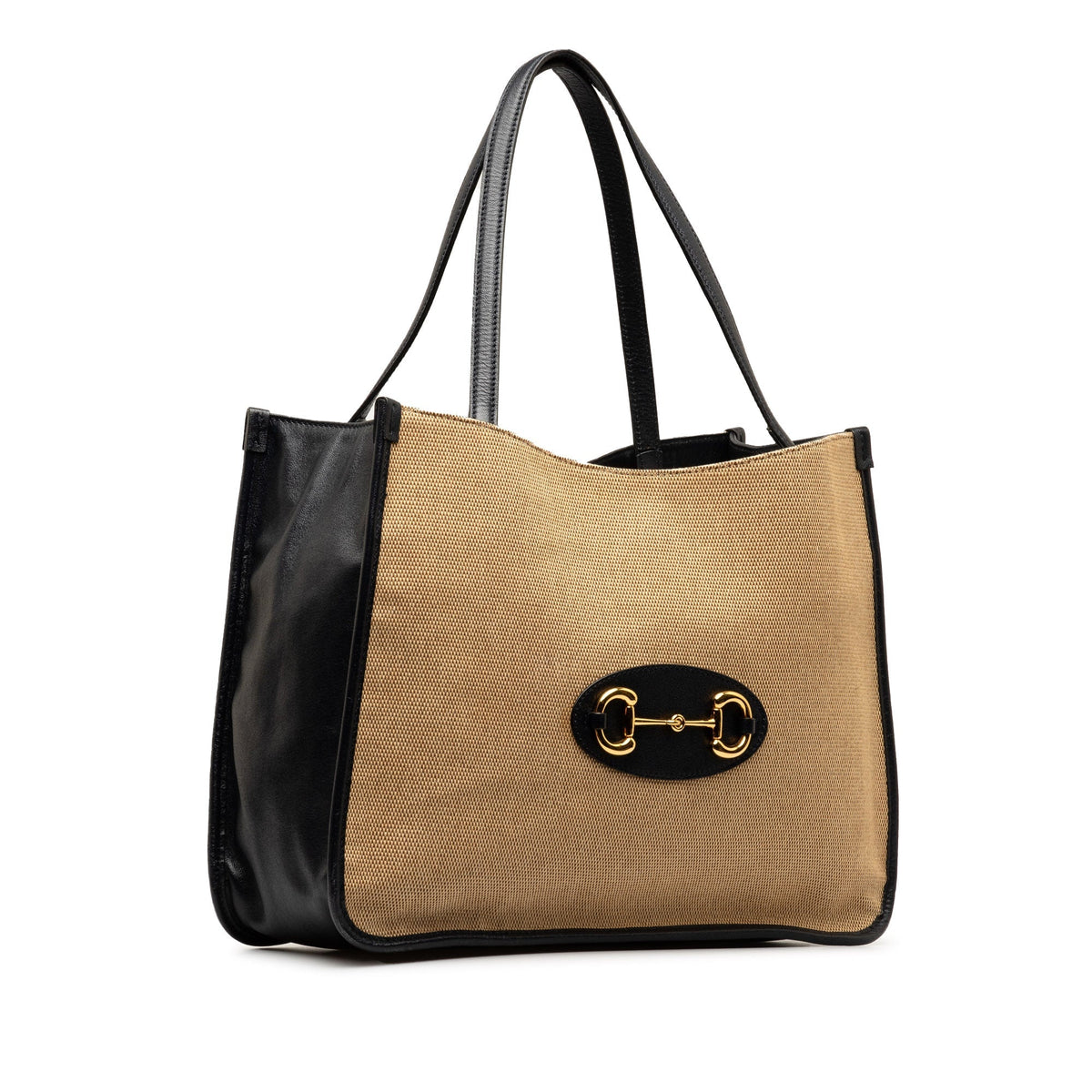 GUCCI Canvas Horsebit 1955 Tote Tote Bag