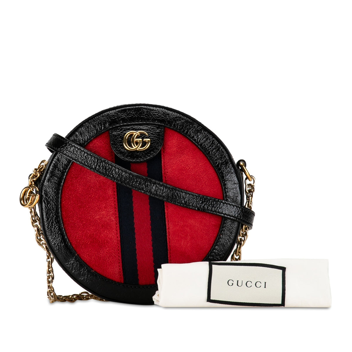GUCCI Mini Ophidia Round Crossbody Crossbody Bag