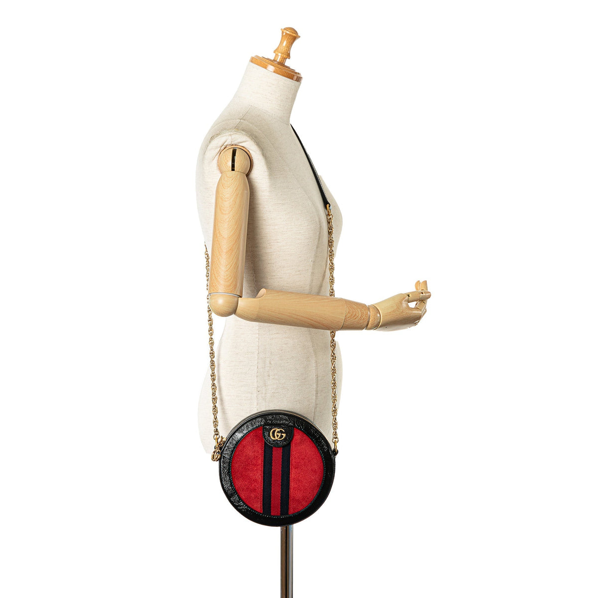 GUCCI Mini Ophidia Round Crossbody Crossbody Bag