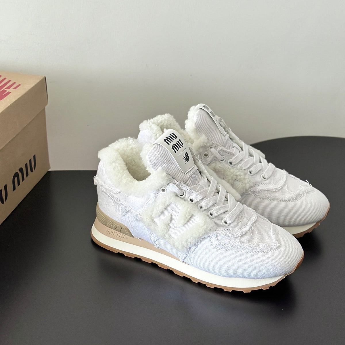 MIU M x NEW BALANCE TRAINERS