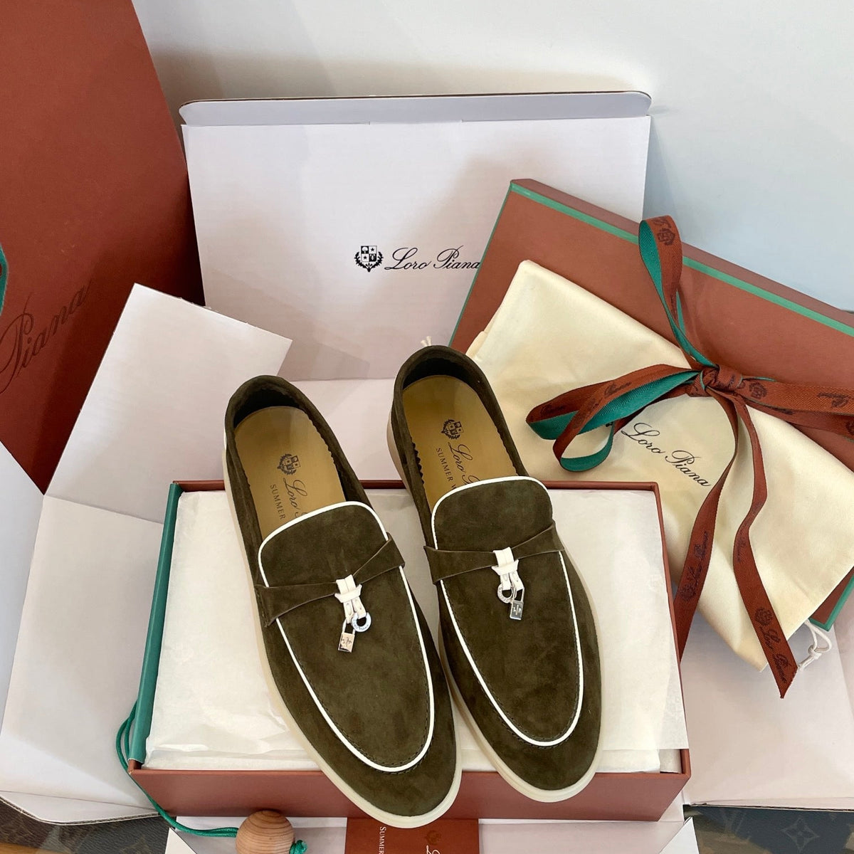 LORO P SUMMER CHARMS LOAFERS