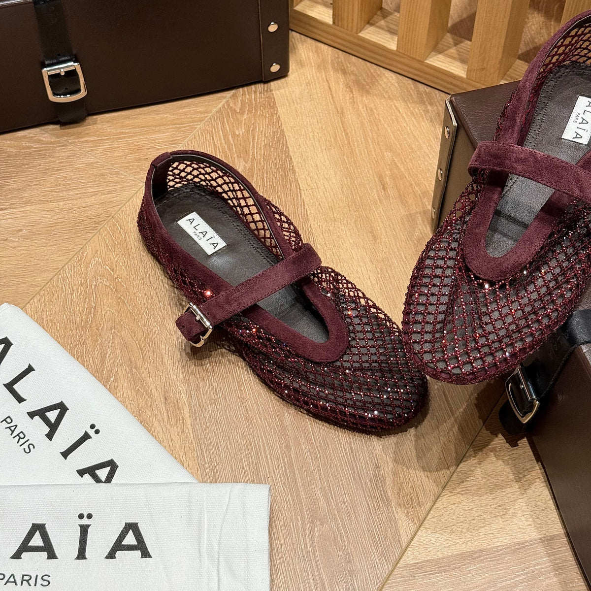 ALAIA BALLET FLATS