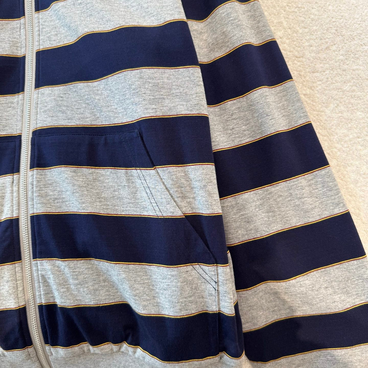 MIU M ZIP HOODIE