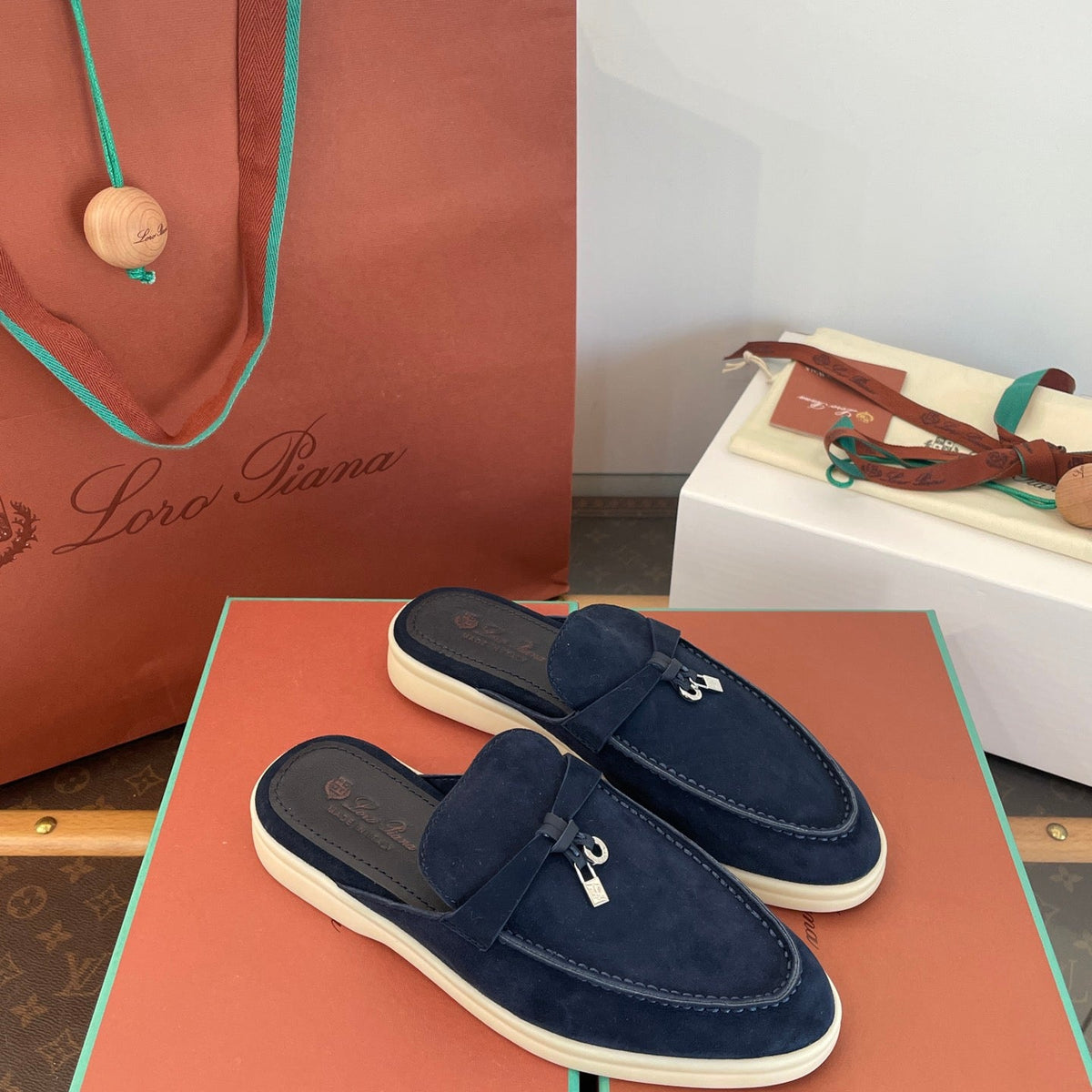 LORO P SUMMER CHARMS LOAFERS