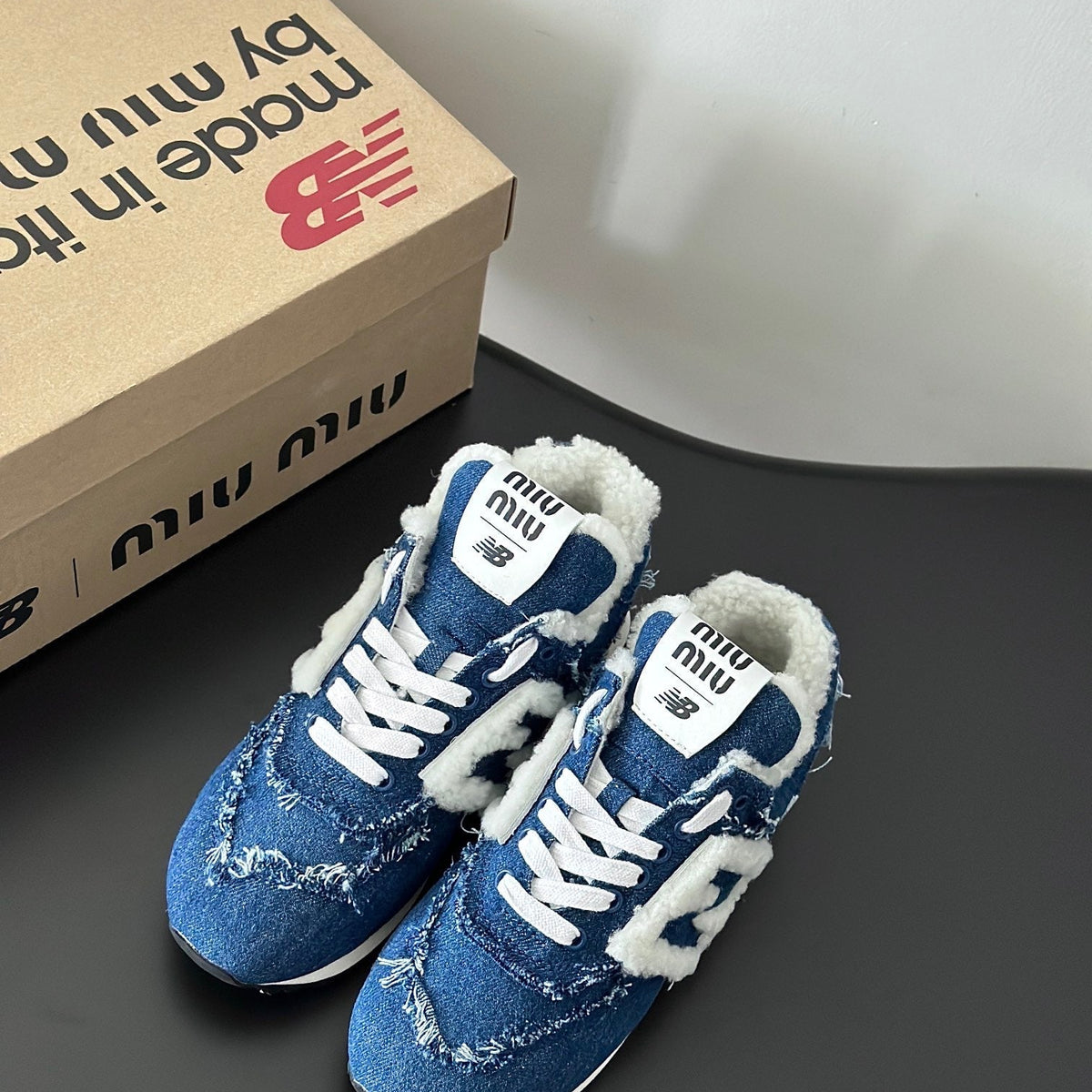 MIU M x NEW BALANCE TRAINERS