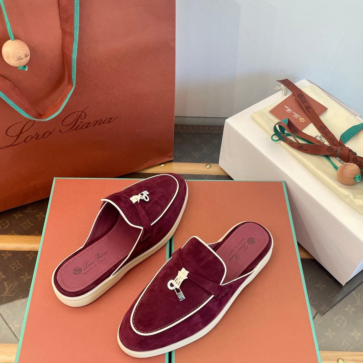 LORO P SUMMER CHARMS LOAFERS