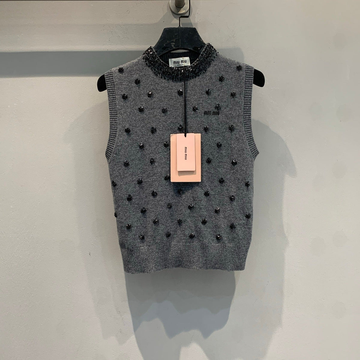 MIU M KNITTED VEST