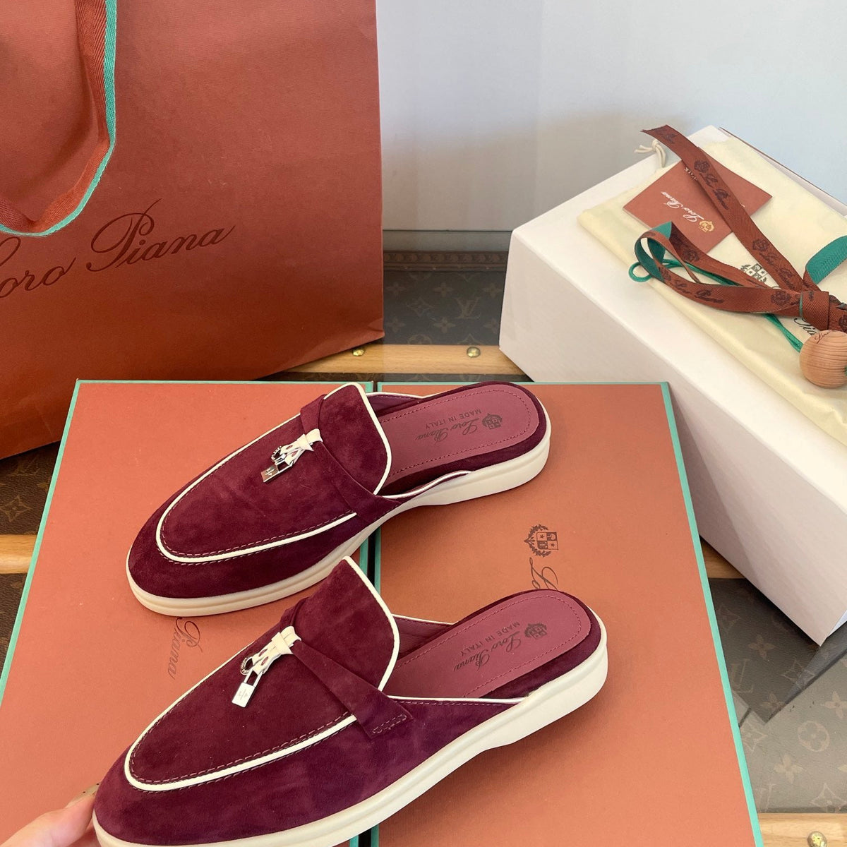 LORO P SUMMER CHARMS LOAFERS