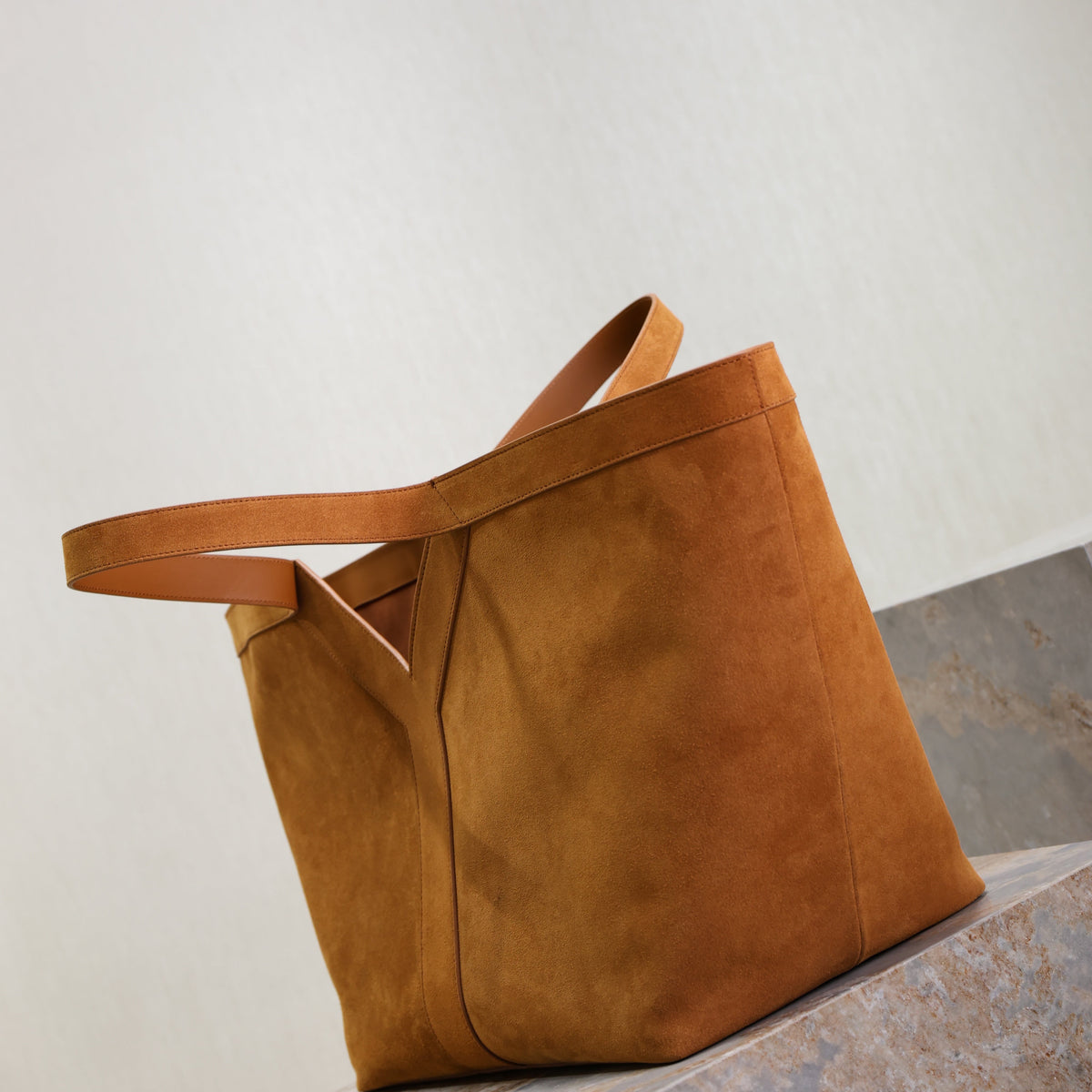 SL Y TOTE IN SUEDE BAG