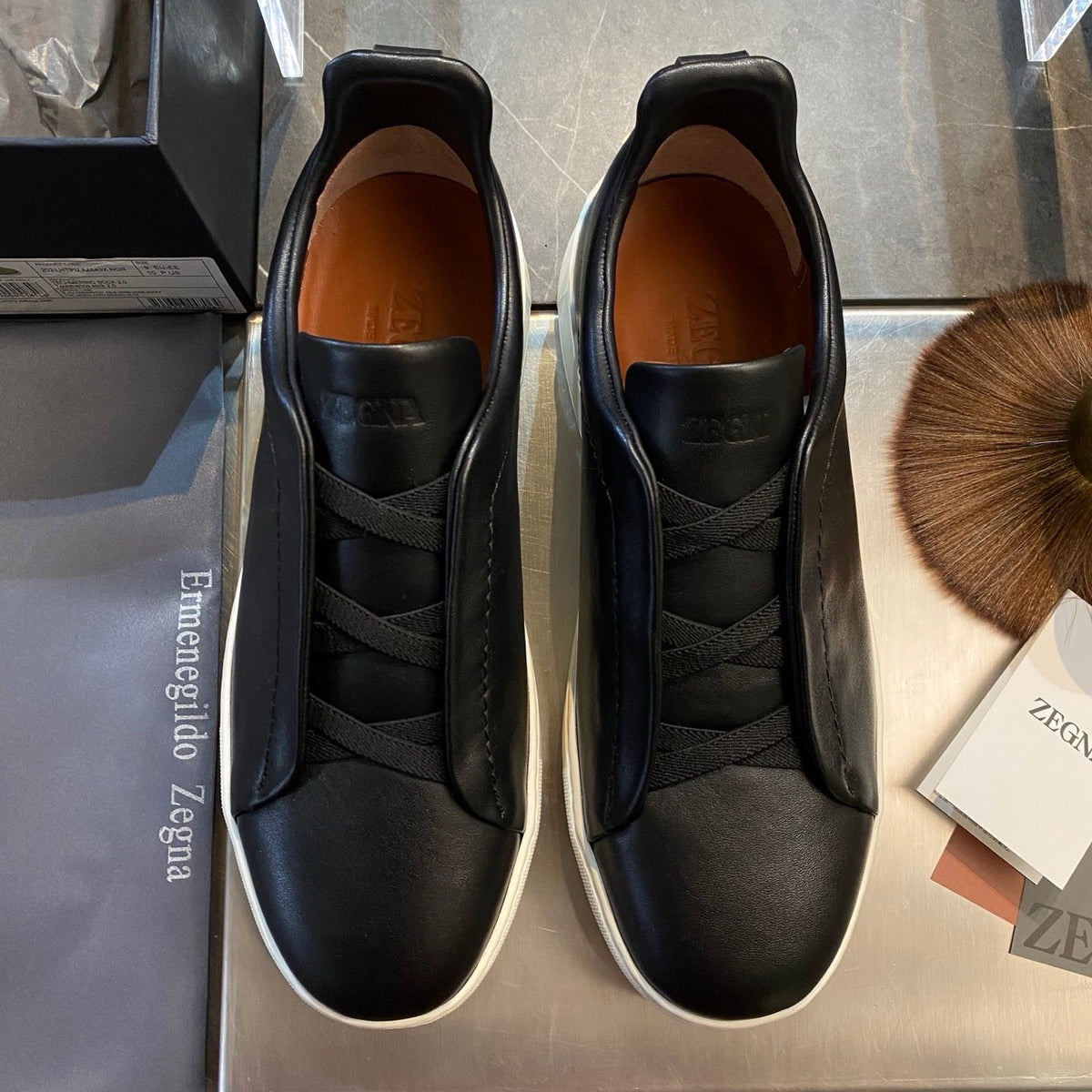 ZEGN TRIPLE STITCH SNEAKER