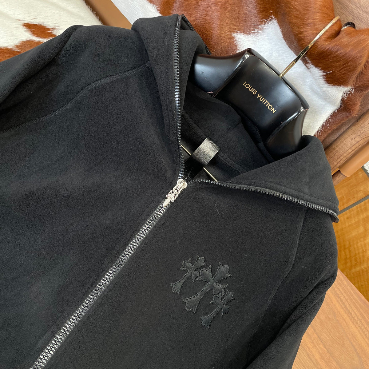 CHROME H HOODED JACKET