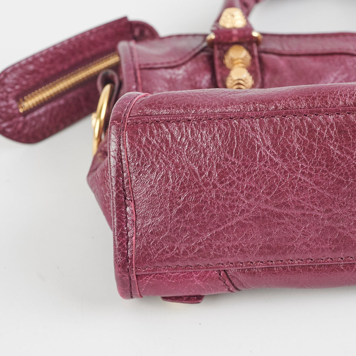 balenciaga City Mini Burgundy