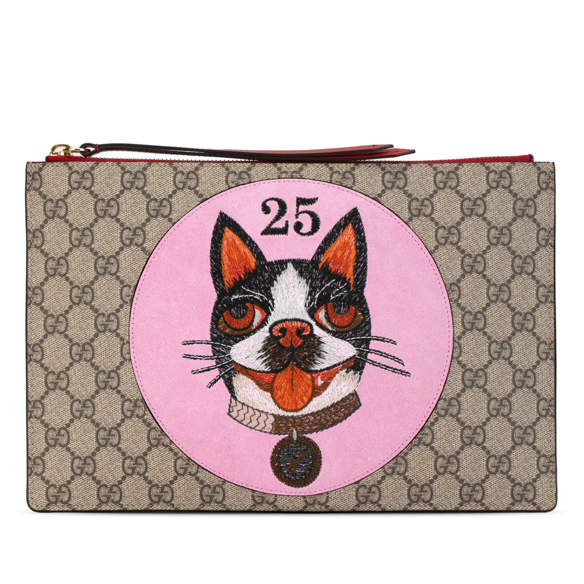 GUCCI GG Supreme Bosco Clutch Clutch Bag
