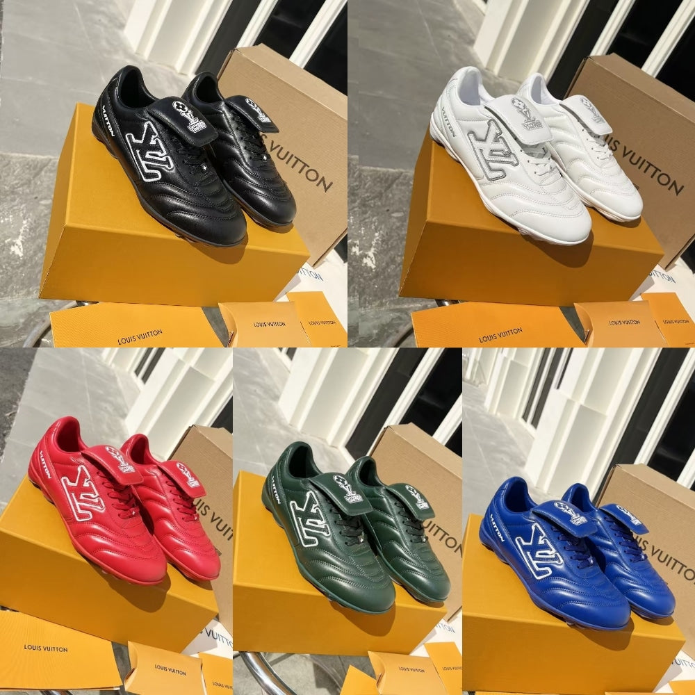 LV FOOTPRINT SOCCER SNEAKER WHITE 1AHDOI
