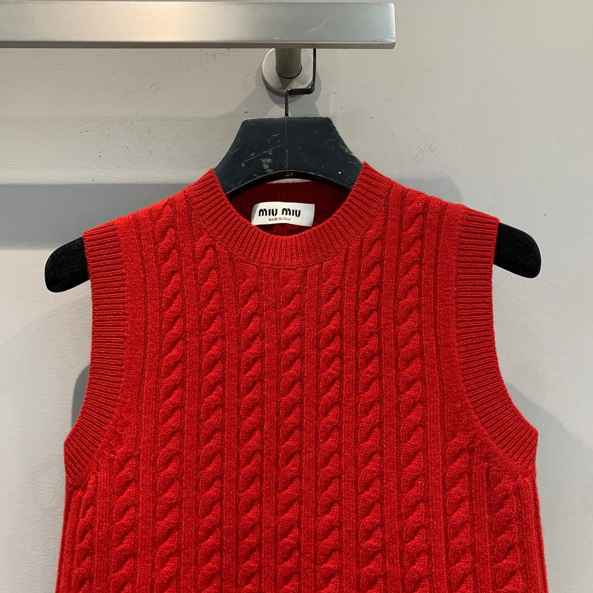 MIU M KNITTED VEST