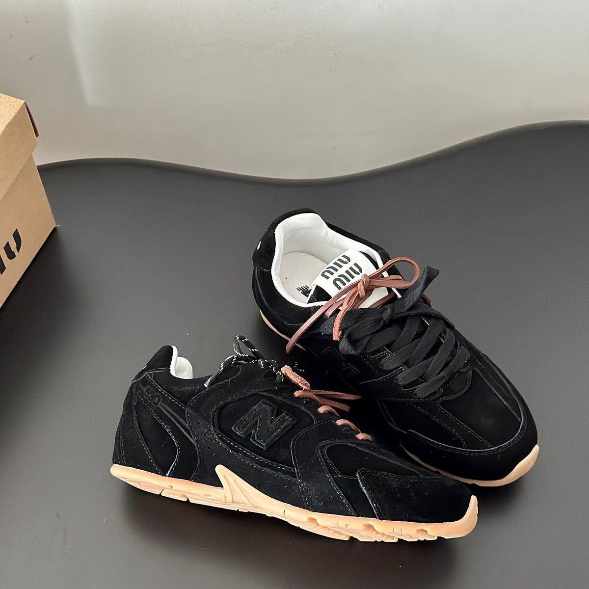 MIU M x NEW BALANCE TRAINERS