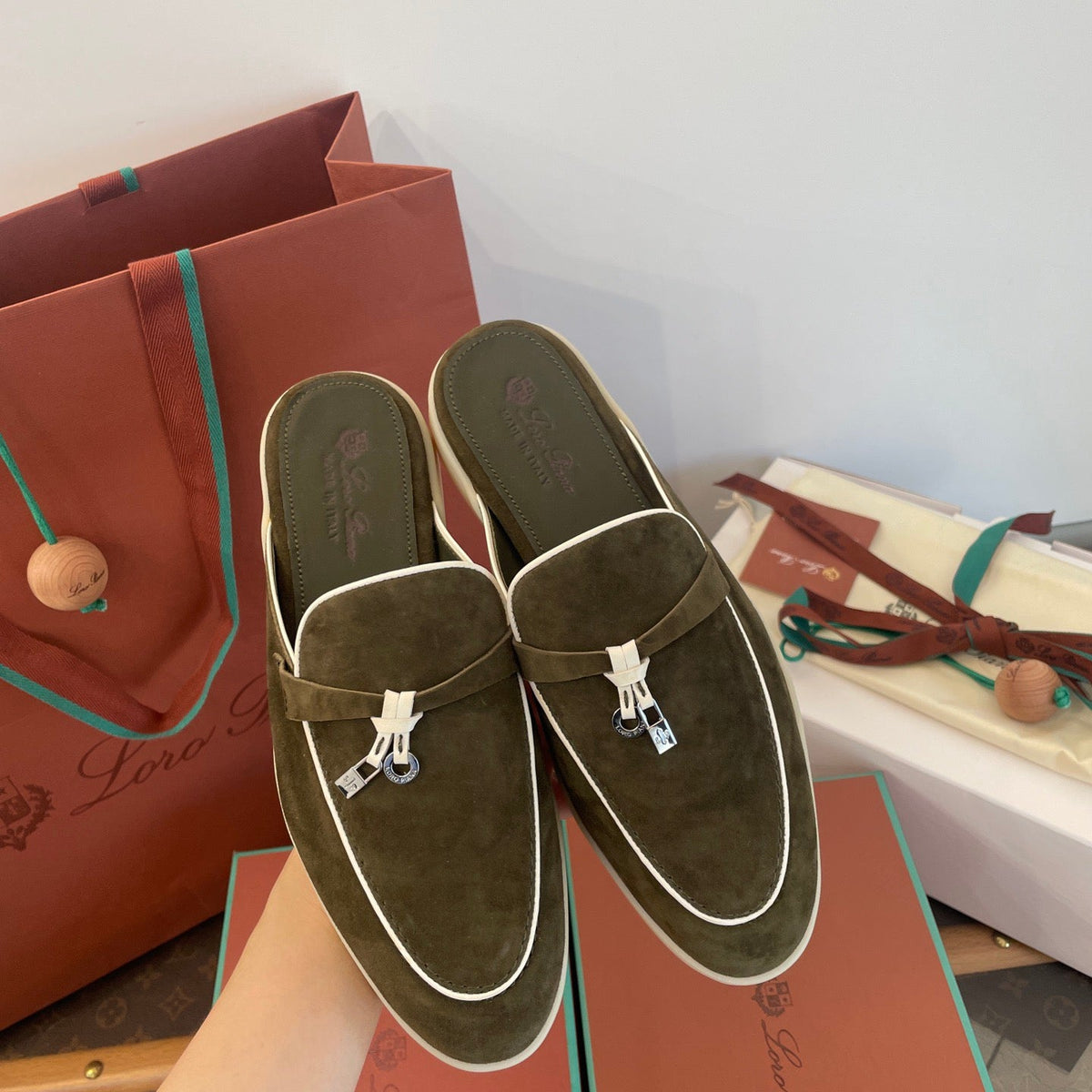 LORO P SUMMER CHARMS LOAFERS