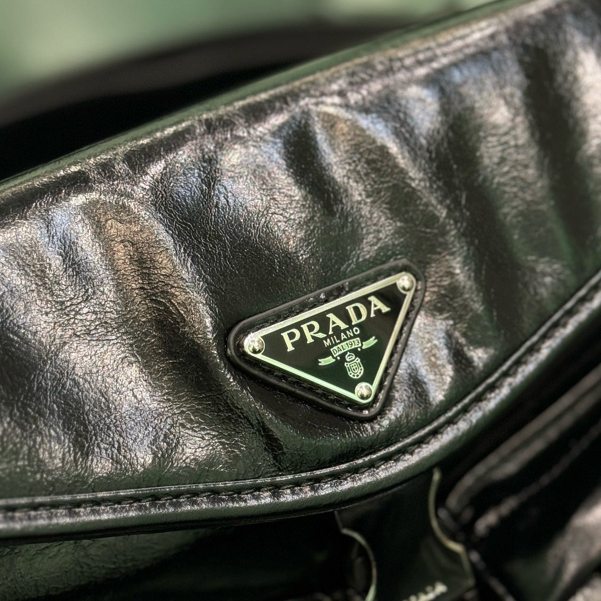 PD LEATHER SHOULDER BAG