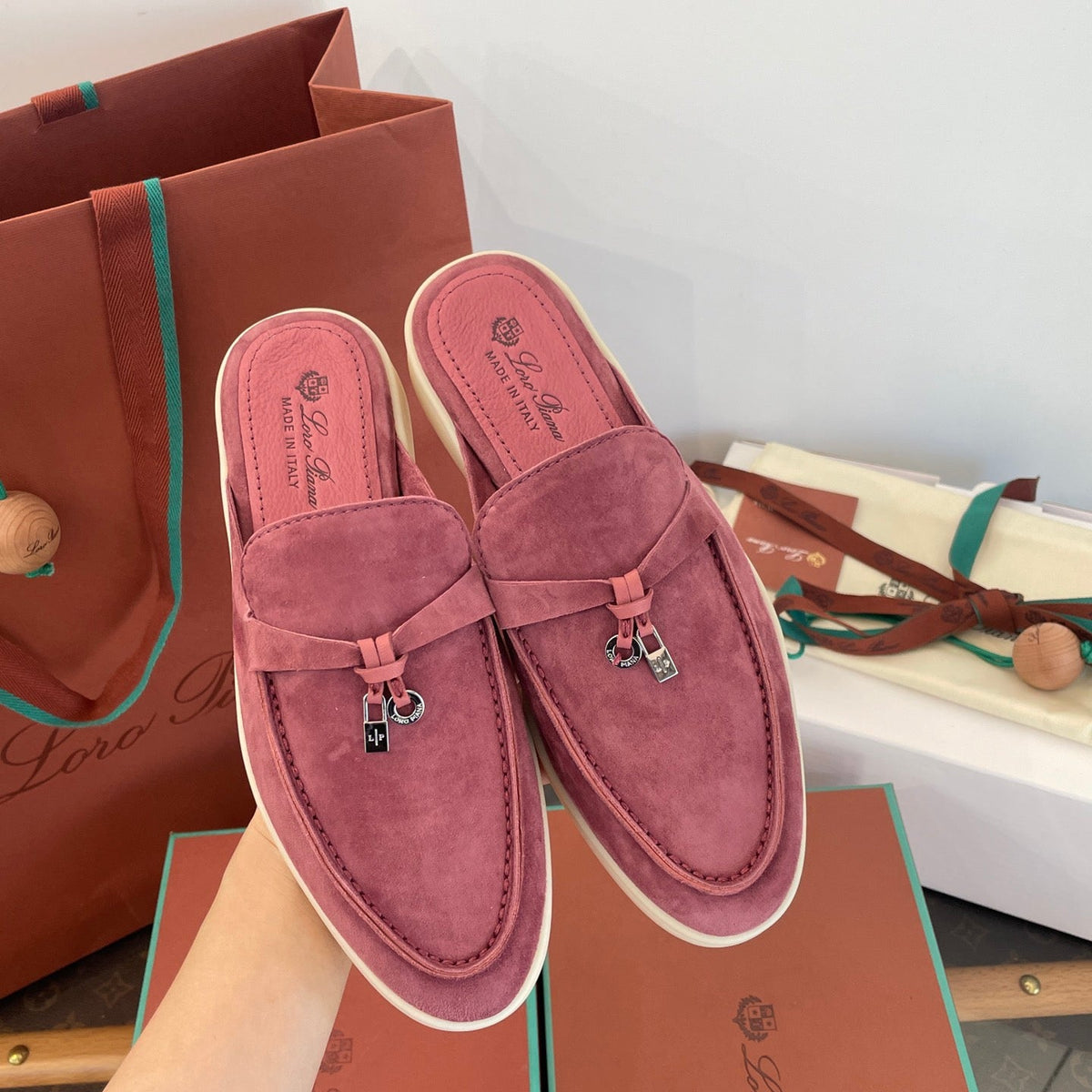 LORO P SUMMER CHARMS LOAFERS