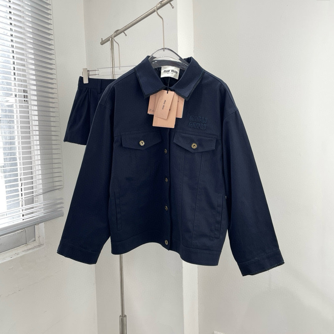 MIU M DENIM SKIRT