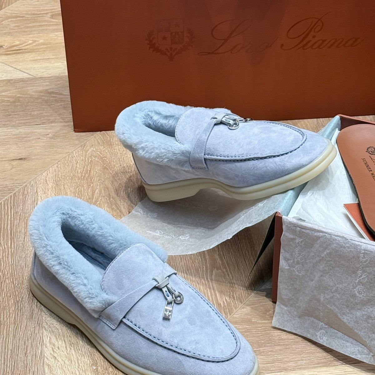 LORO P SUMMER CHARMS LOAFERS