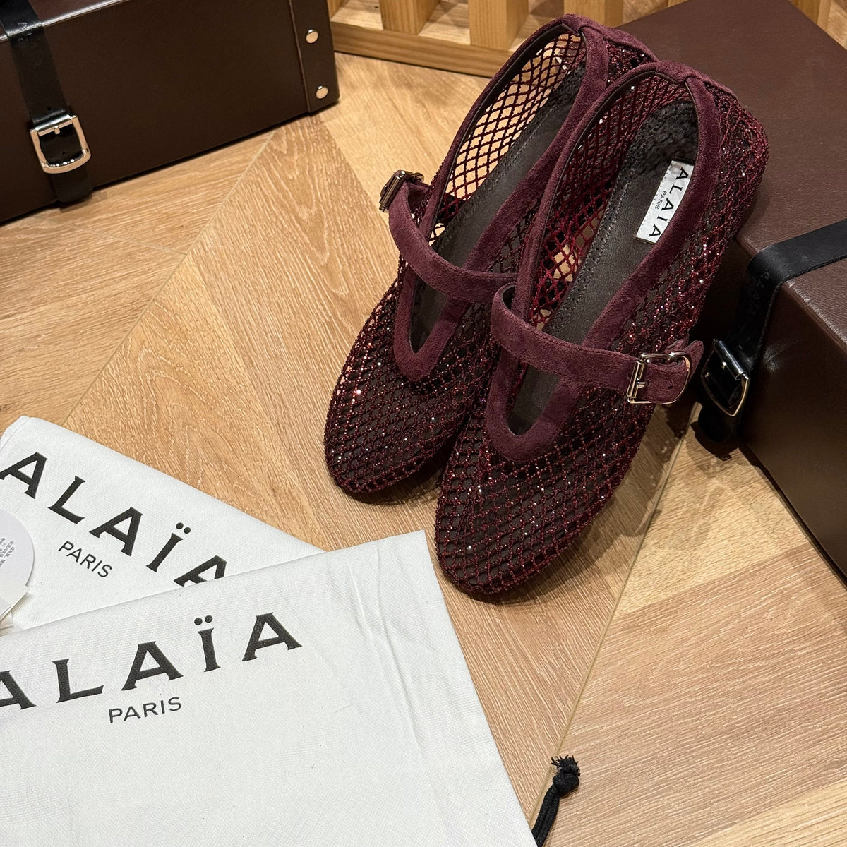 ALAIA BALLET FLATS