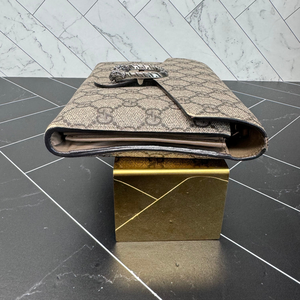 Gucci Supreme Dionysus Wallet on a Chain Crossbody Bag